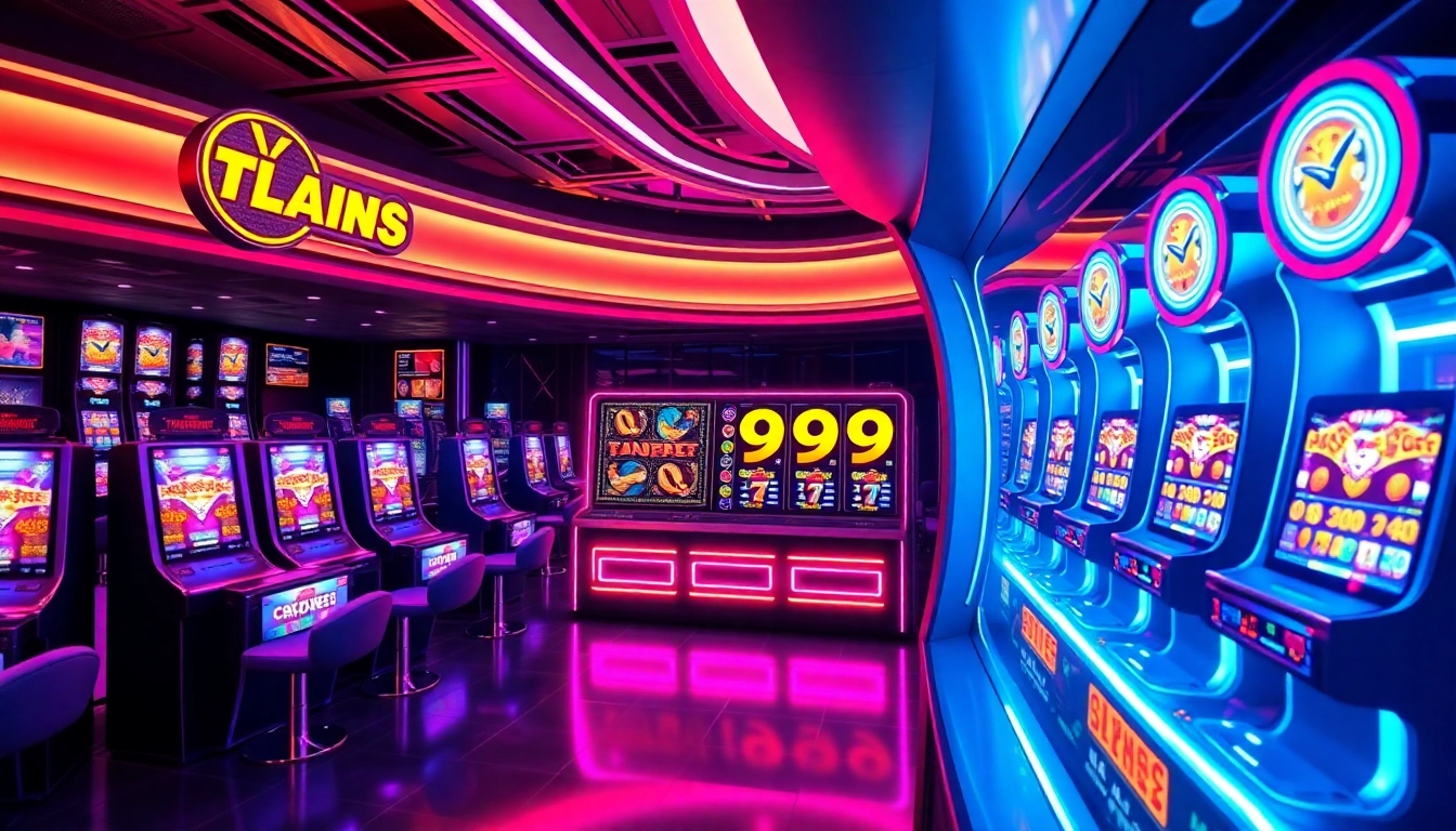 Engage players with ck999 game at a sleek, modern online casino platform featuring vibrant slot machines and dynamic gameplay visuals for an immersive experience.