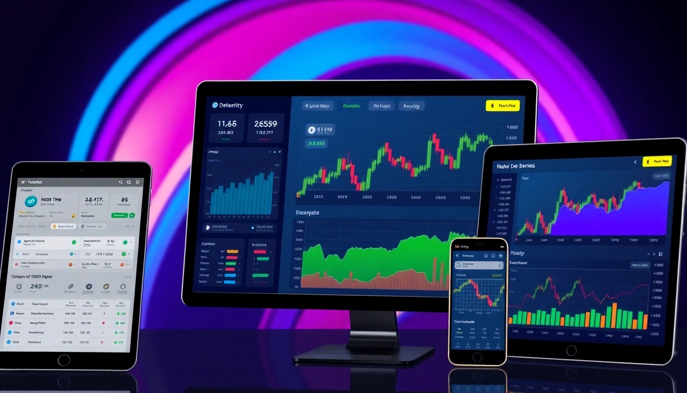 AICoin real-time cryptocurrency chart on a sleek digital dashboard, highlighting market data security and device compatibility for enhanced trading insights.